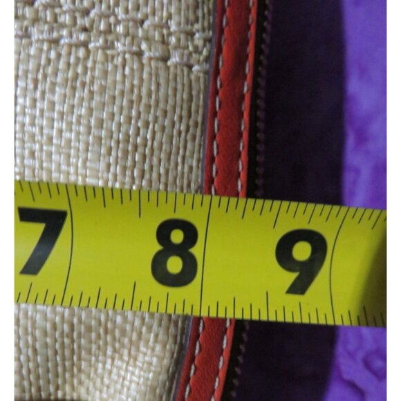 SOLD Coach Limited Edition Bonnie Cashin Woven Straw Kisslock Demi chain bag - Picture 10 of 11